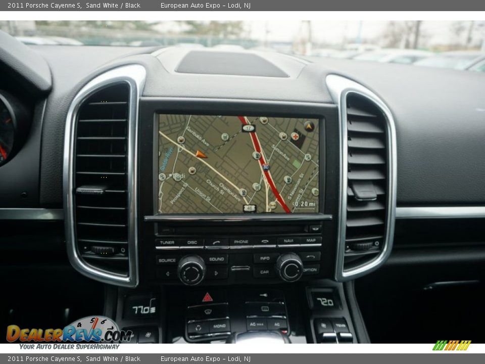 2011 Porsche Cayenne S Sand White / Black Photo #26