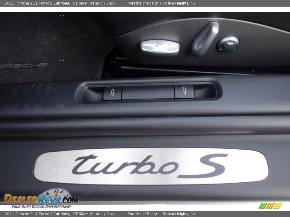 2011 Porsche 911 Turbo S Cabriolet GT Silver Metallic / Black Photo #20