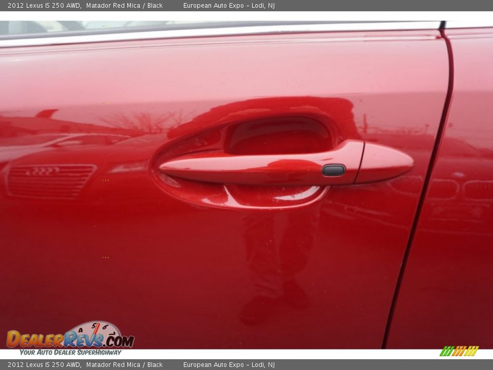 2012 Lexus IS 250 AWD Matador Red Mica / Black Photo #17