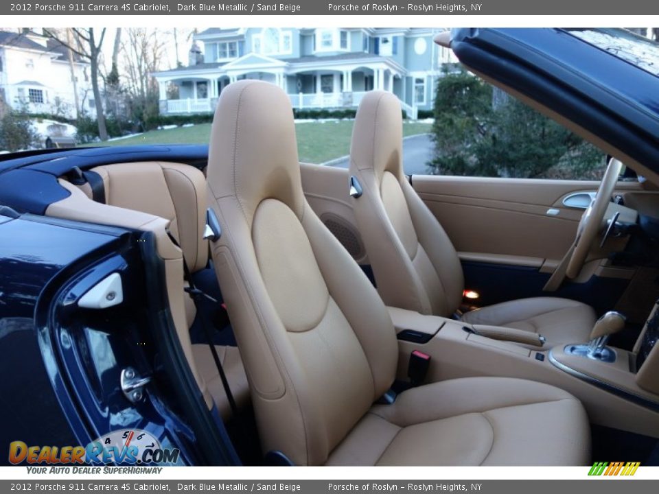 Front Seat of 2012 Porsche 911 Carrera 4S Cabriolet Photo #16