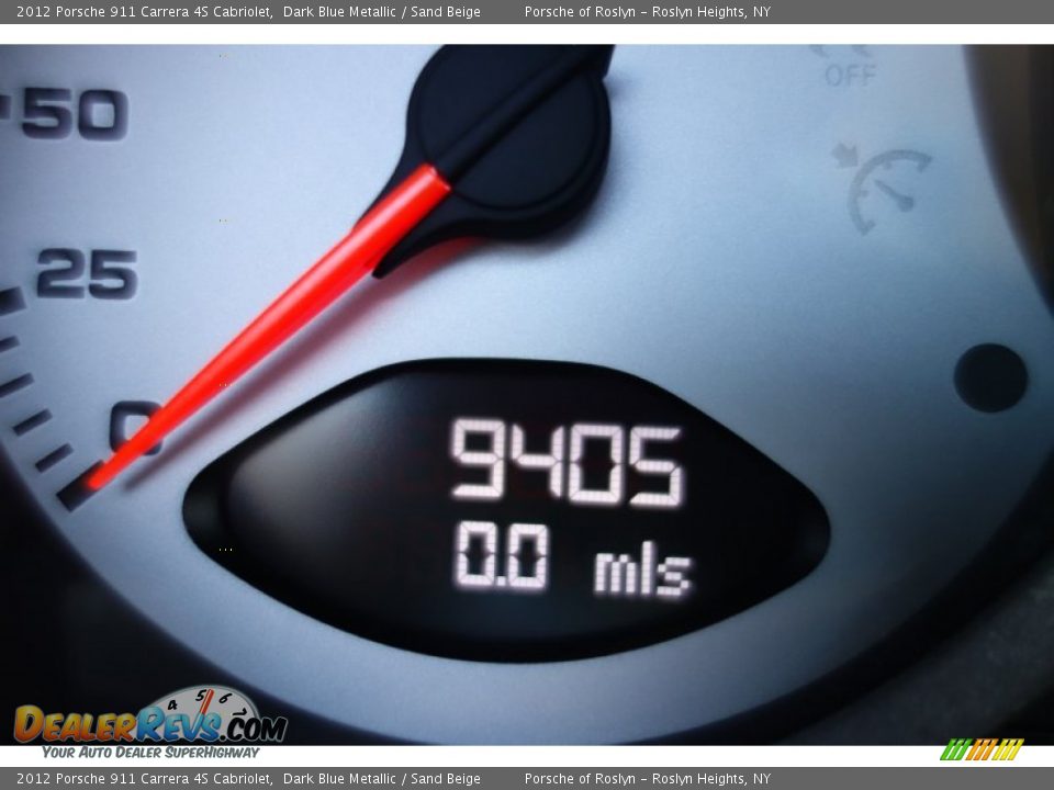 2012 Porsche 911 Carrera 4S Cabriolet Dark Blue Metallic / Sand Beige Photo #22