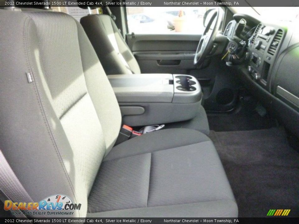 2012 Chevrolet Silverado 1500 LT Extended Cab 4x4 Silver Ice Metallic / Ebony Photo #10