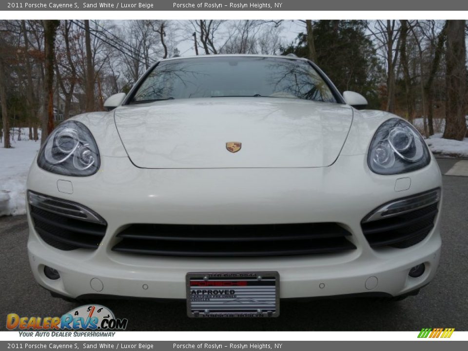 2011 Porsche Cayenne S Sand White / Luxor Beige Photo #2