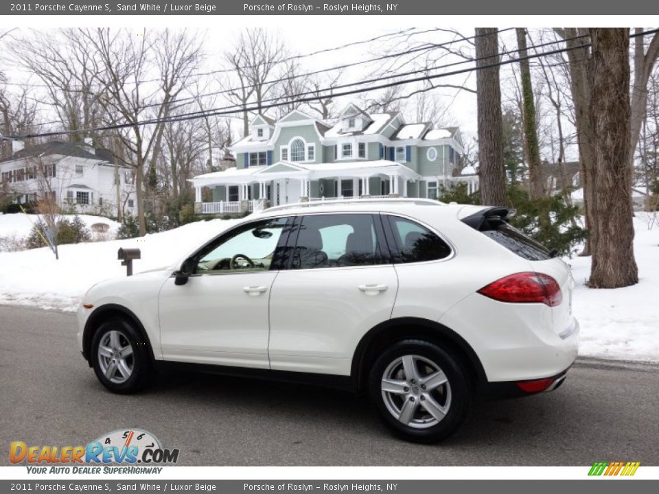 2011 Porsche Cayenne S Sand White / Luxor Beige Photo #4