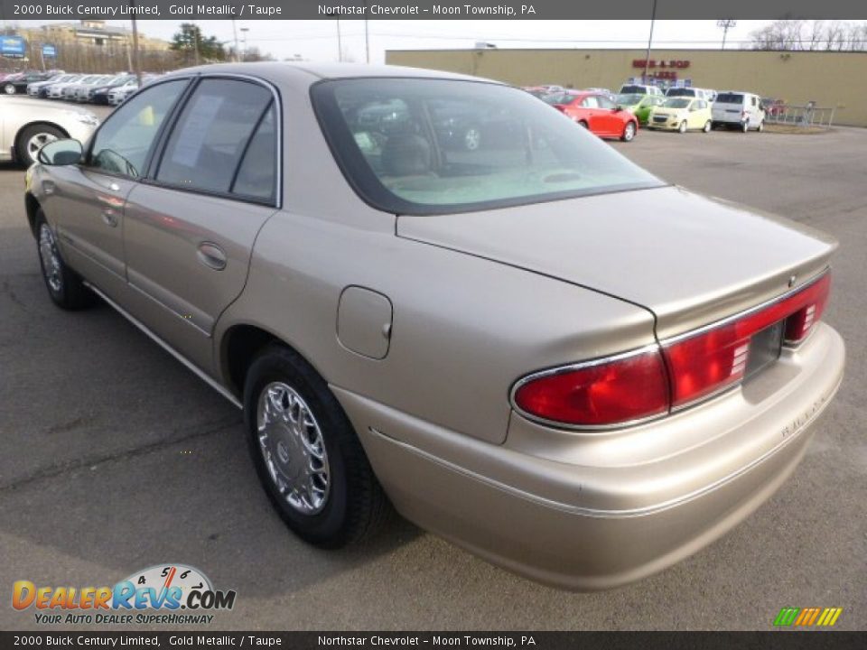 2000 Buick Century Limited Gold Metallic / Taupe Photo #2