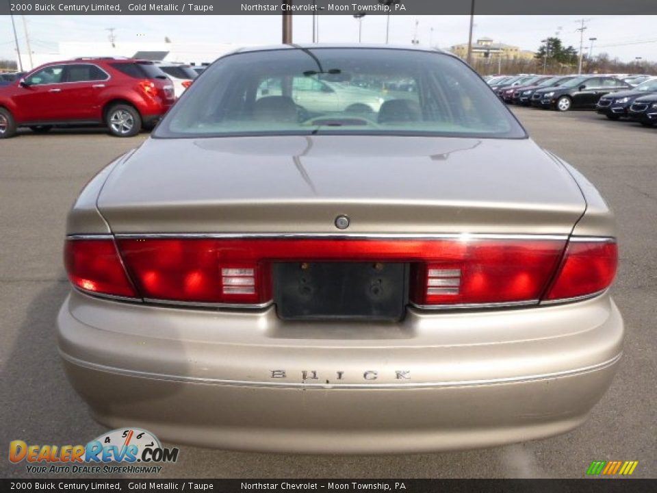 2000 Buick Century Limited Gold Metallic / Taupe Photo #3