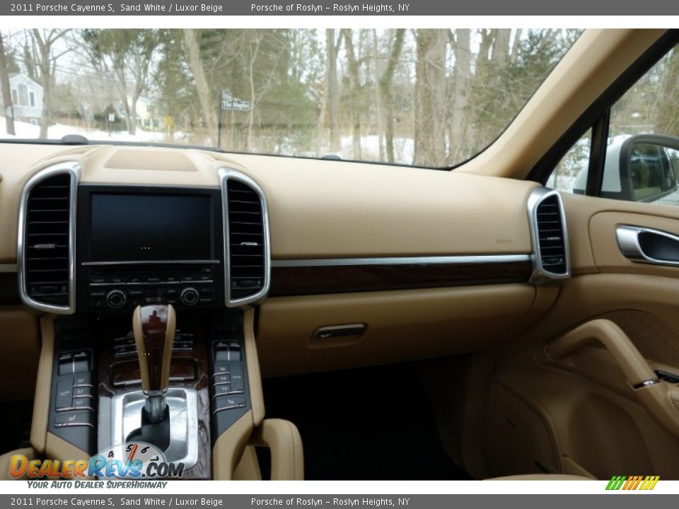 2011 Porsche Cayenne S Sand White / Luxor Beige Photo #14