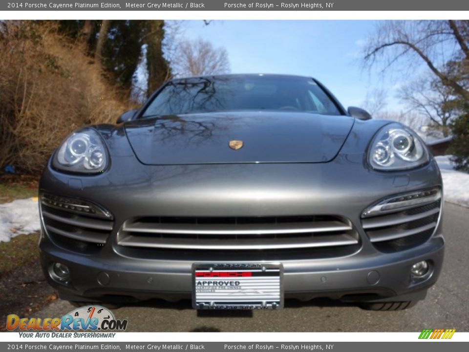 2014 Porsche Cayenne Platinum Edition Meteor Grey Metallic / Black Photo #2