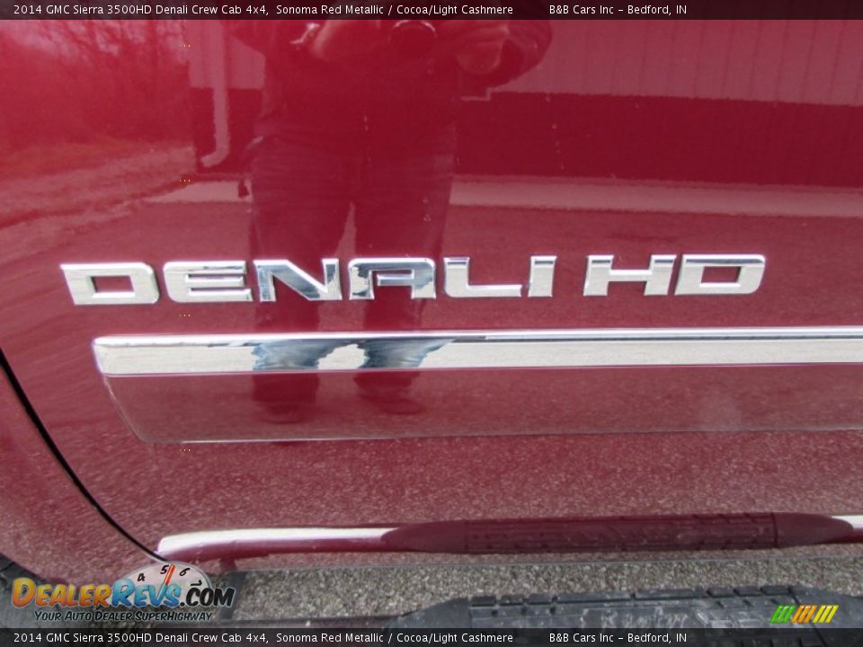2014 GMC Sierra 3500HD Denali Crew Cab 4x4 Sonoma Red Metallic / Cocoa/Light Cashmere Photo #11
