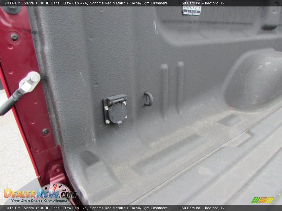 2014 GMC Sierra 3500HD Denali Crew Cab 4x4 Sonoma Red Metallic / Cocoa/Light Cashmere Photo #19