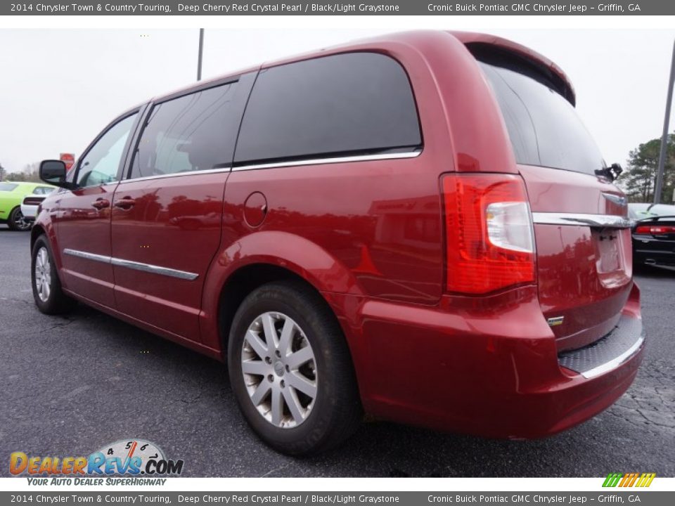 2014 Chrysler Town & Country Touring Deep Cherry Red Crystal Pearl / Black/Light Graystone Photo #5