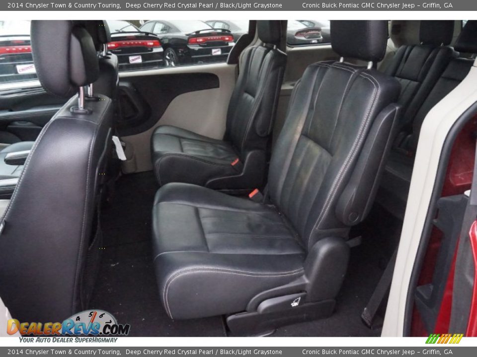 2014 Chrysler Town & Country Touring Deep Cherry Red Crystal Pearl / Black/Light Graystone Photo #12