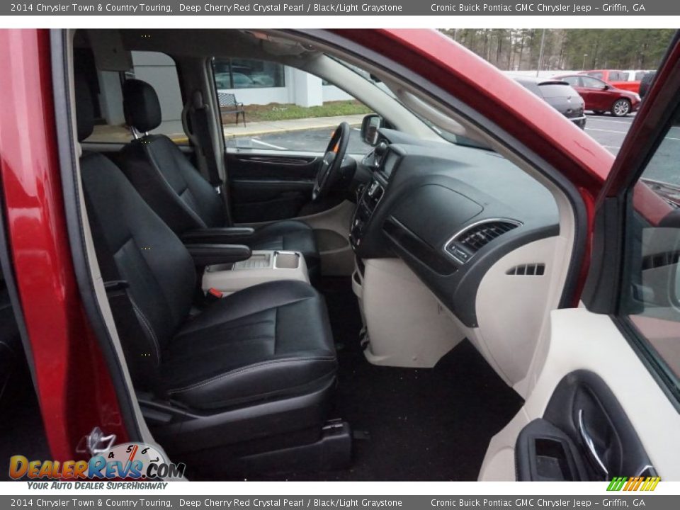 2014 Chrysler Town & Country Touring Deep Cherry Red Crystal Pearl / Black/Light Graystone Photo #17