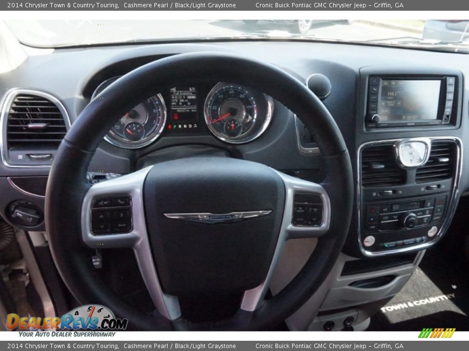 2014 Chrysler Town & Country Touring Cashmere Pearl / Black/Light Graystone Photo #10