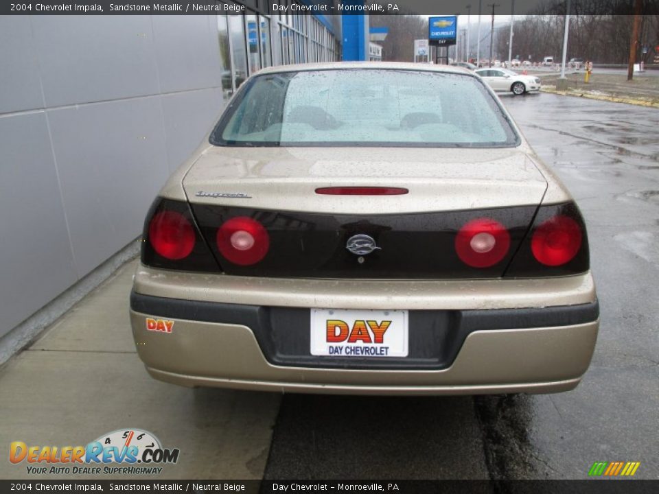 2004 Chevrolet Impala Sandstone Metallic / Neutral Beige Photo #5