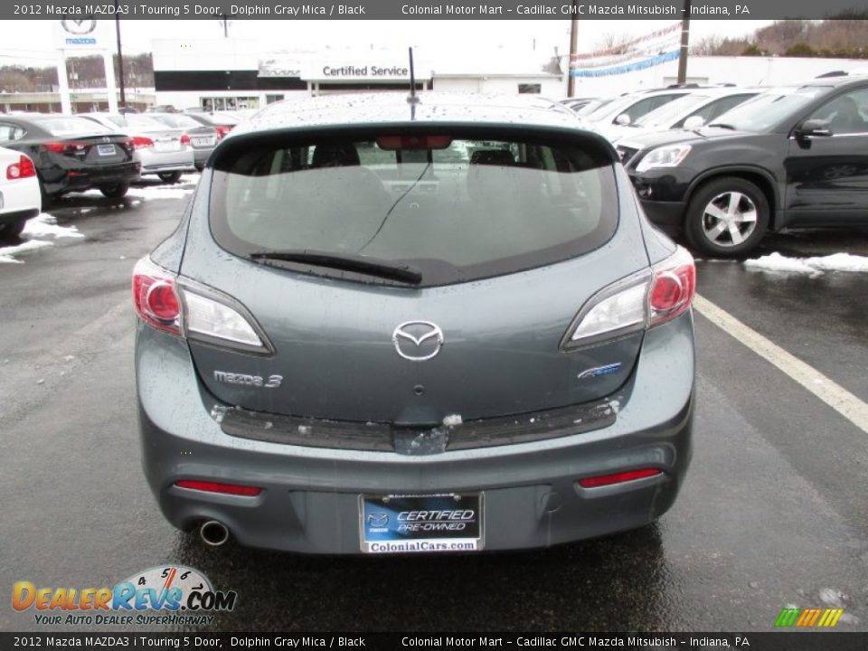 2012 Mazda MAZDA3 i Touring 5 Door Dolphin Gray Mica / Black Photo #5