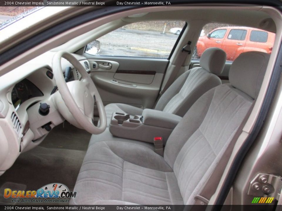 2004 Chevrolet Impala Sandstone Metallic / Neutral Beige Photo #20