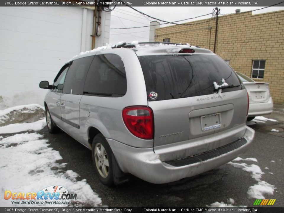 2005 Dodge Grand Caravan SE Bright Silver Metallic / Medium Slate Gray Photo #5