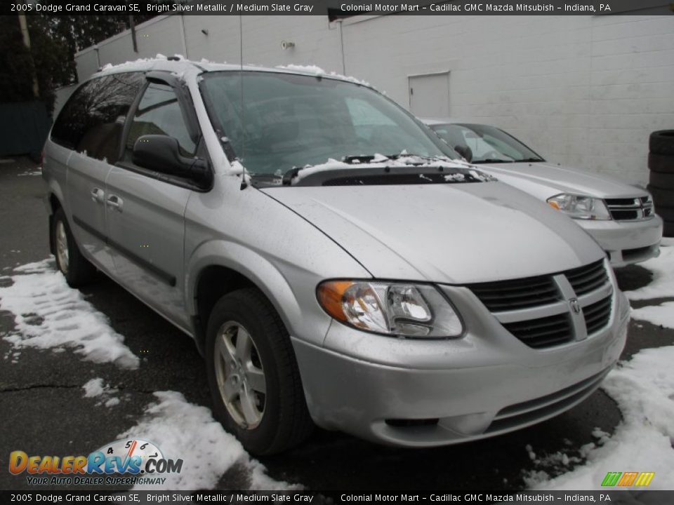2005 Dodge Grand Caravan SE Bright Silver Metallic / Medium Slate Gray Photo #6