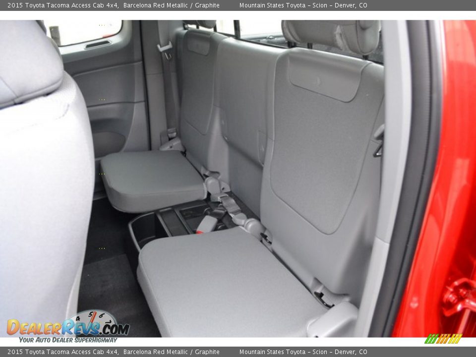 2015 Toyota Tacoma Access Cab 4x4 Barcelona Red Metallic / Graphite Photo #7