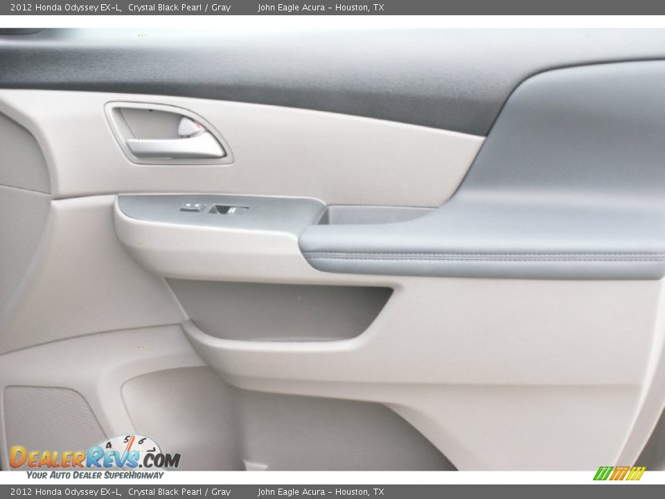 2012 Honda Odyssey EX-L Crystal Black Pearl / Gray Photo #23