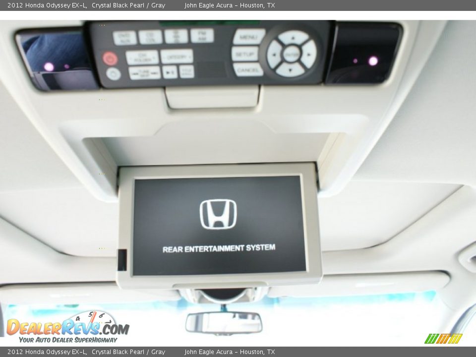 2012 Honda Odyssey EX-L Crystal Black Pearl / Gray Photo #31