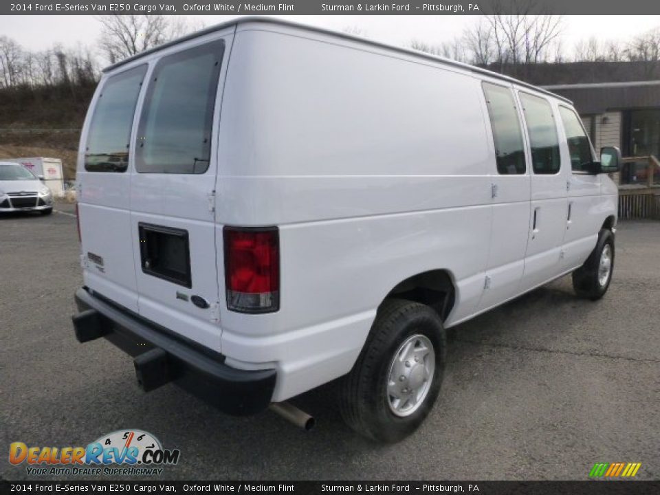 2014 Ford E-Series Van E250 Cargo Van Oxford White / Medium Flint Photo #3