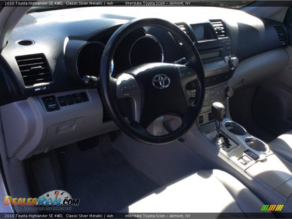 2010 Toyota Highlander SE 4WD Classic Silver Metallic / Ash Photo #9