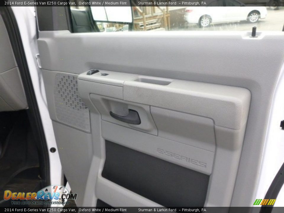 2014 Ford E-Series Van E250 Cargo Van Oxford White / Medium Flint Photo #10