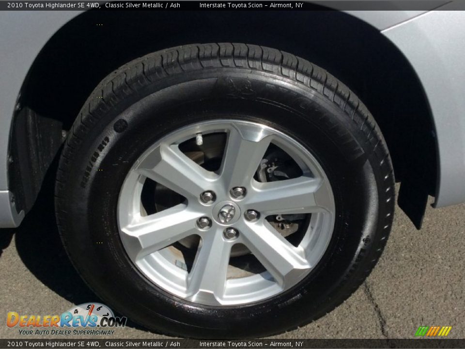 2010 Toyota Highlander SE 4WD Classic Silver Metallic / Ash Photo #22