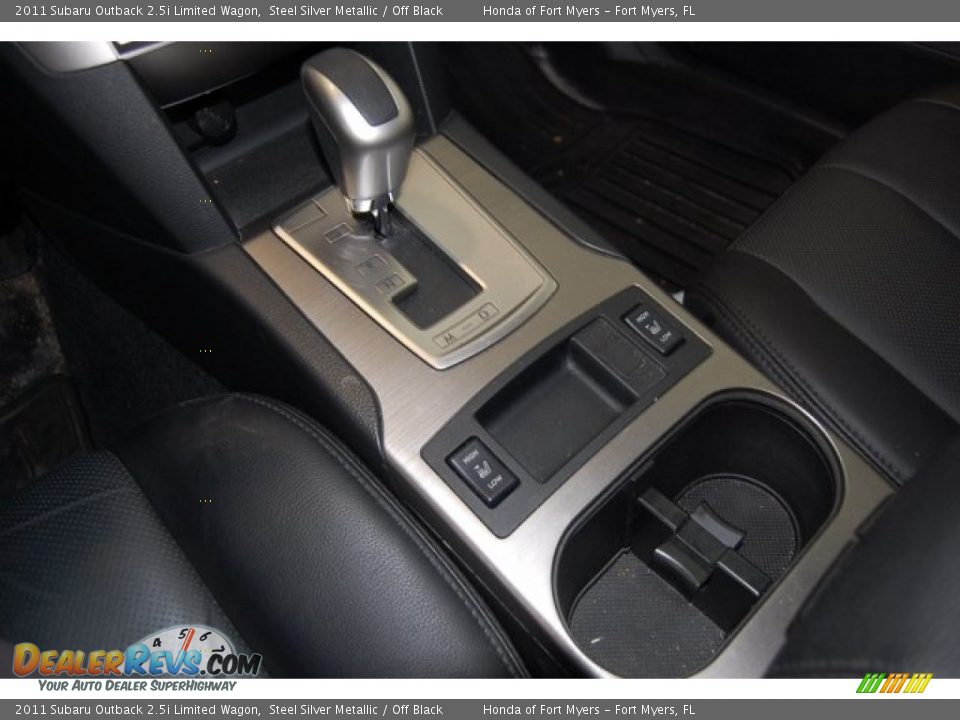 2011 Subaru Outback 2.5i Limited Wagon Steel Silver Metallic / Off Black Photo #16