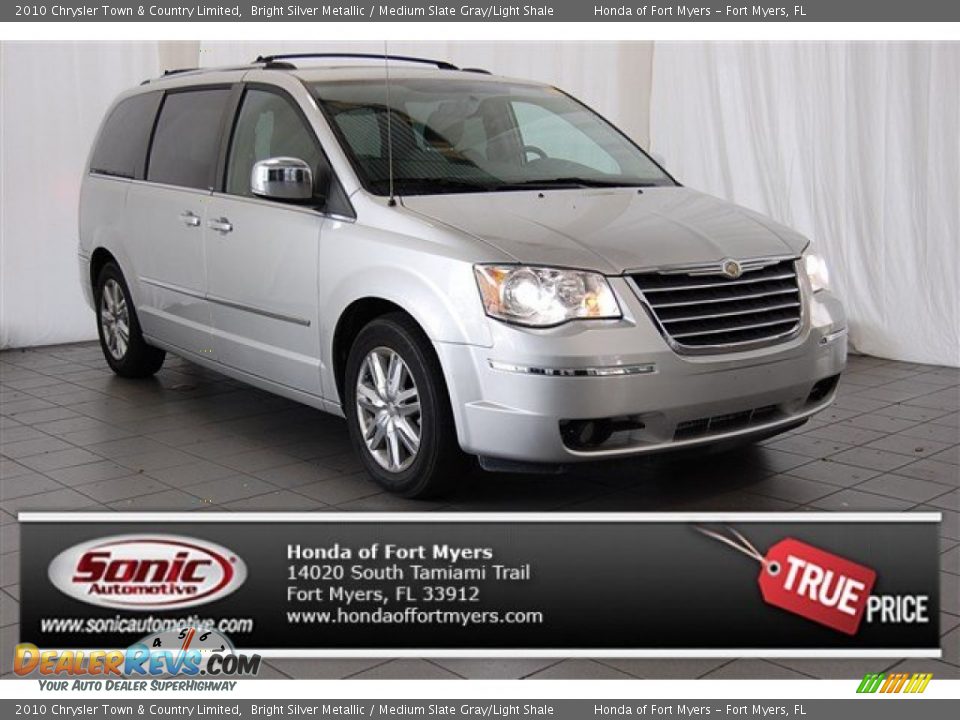 2010 Chrysler Town & Country Limited Bright Silver Metallic / Medium Slate Gray/Light Shale Photo #1