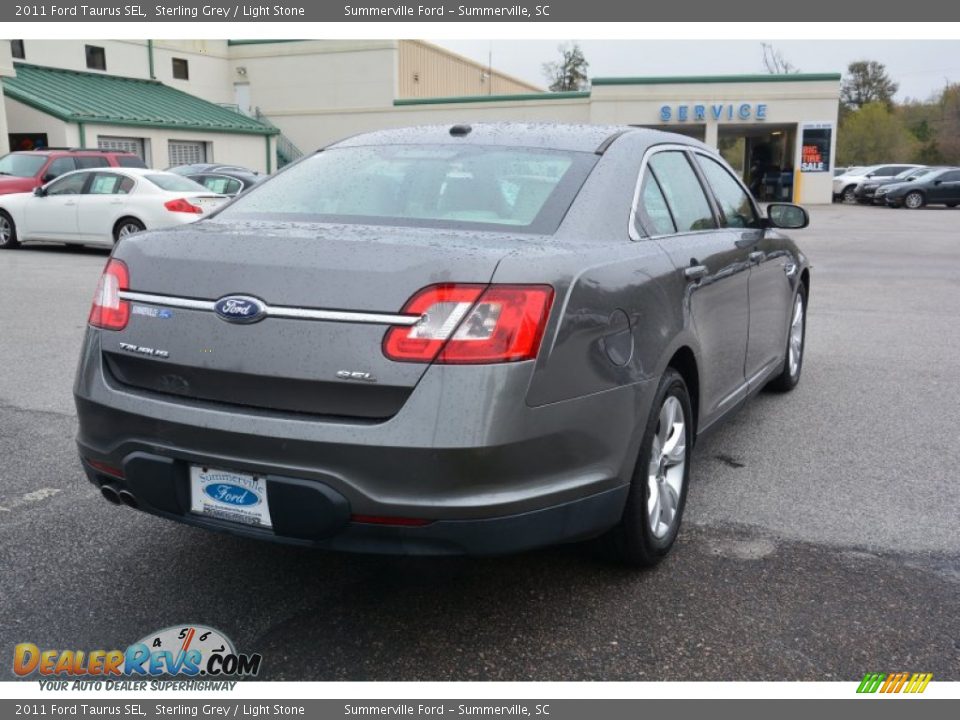 2011 Ford Taurus SEL Sterling Grey / Light Stone Photo #3