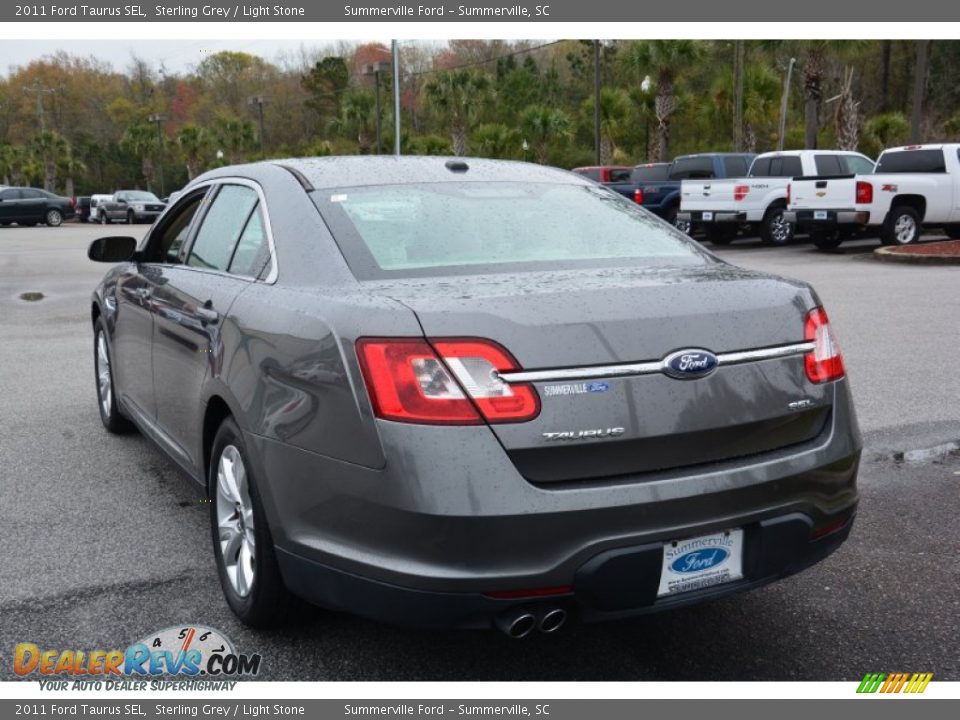 2011 Ford Taurus SEL Sterling Grey / Light Stone Photo #5