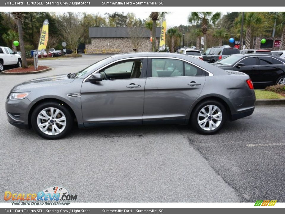 2011 Ford Taurus SEL Sterling Grey / Light Stone Photo #6