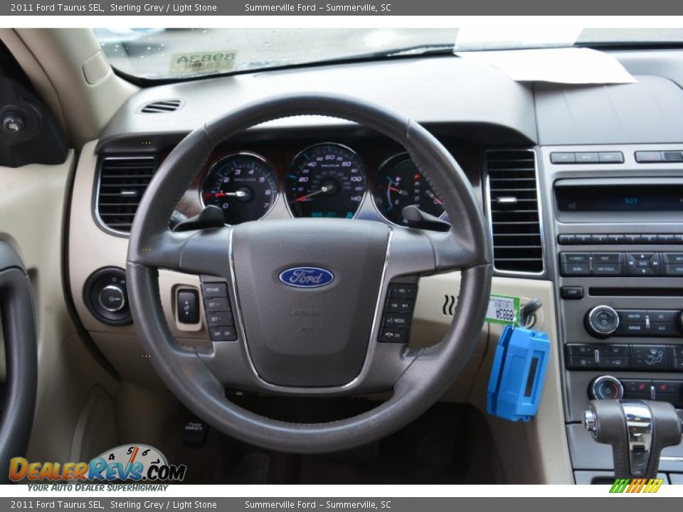 2011 Ford Taurus SEL Sterling Grey / Light Stone Photo #10