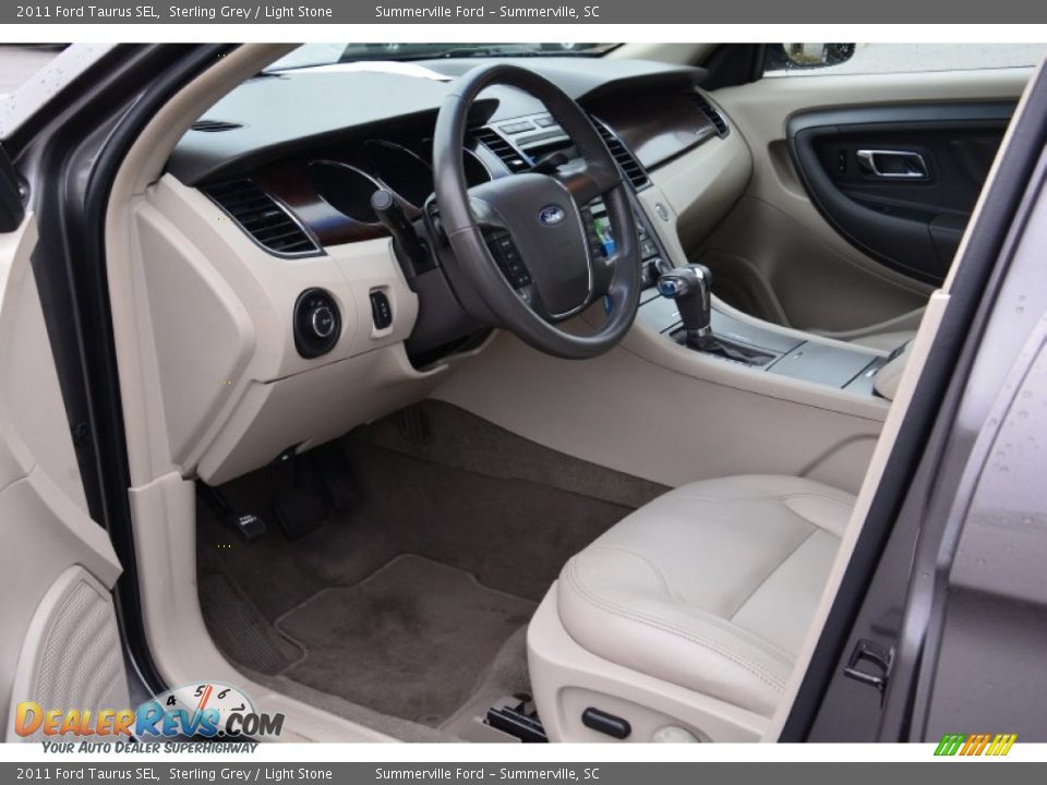 2011 Ford Taurus SEL Sterling Grey / Light Stone Photo #12