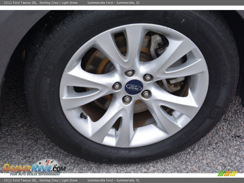 2011 Ford Taurus SEL Sterling Grey / Light Stone Photo #23