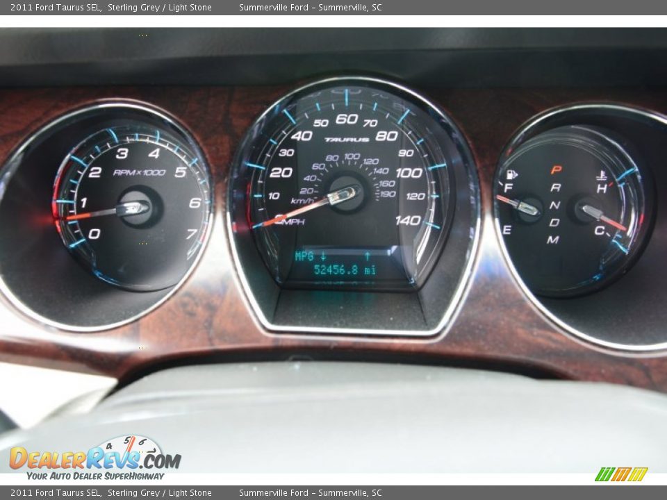 2011 Ford Taurus SEL Sterling Grey / Light Stone Photo #25
