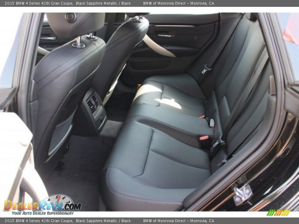 2015 BMW 4 Series 428i Gran Coupe Black Sapphire Metallic / Black Photo #7