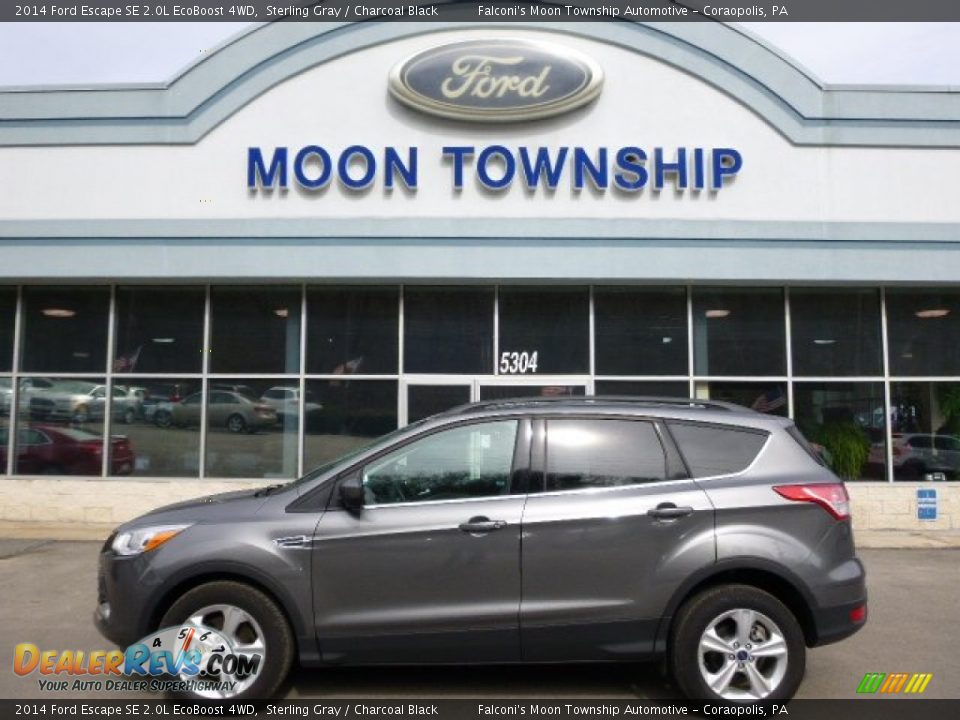 2014 Ford Escape SE 2.0L EcoBoost 4WD Sterling Gray / Charcoal Black Photo #7