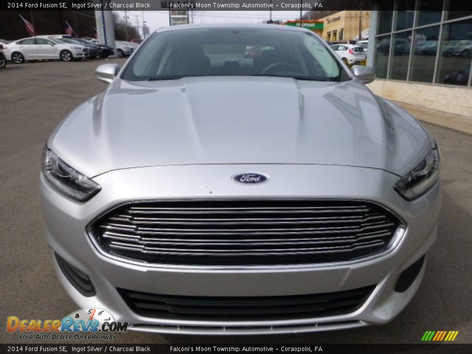 2014 Ford Fusion SE Ingot Silver / Charcoal Black Photo #4