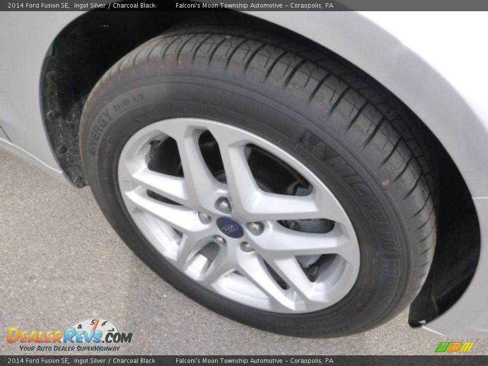 2014 Ford Fusion SE Ingot Silver / Charcoal Black Photo #5