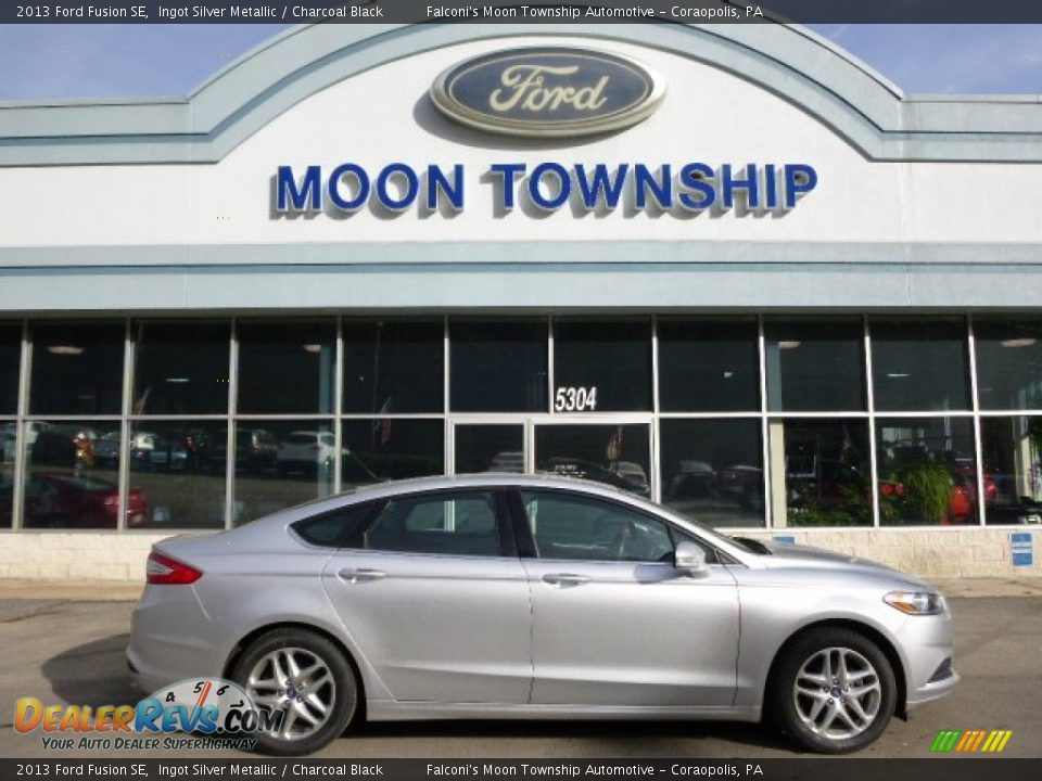2013 Ford Fusion SE Ingot Silver Metallic / Charcoal Black Photo #1