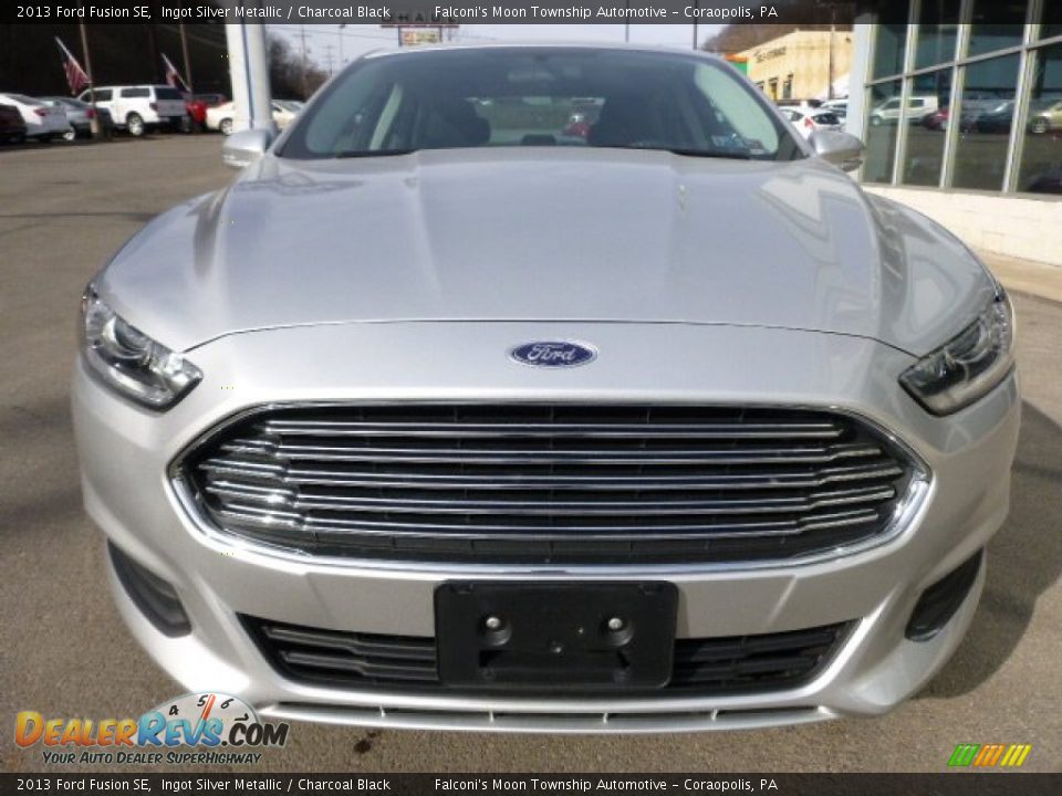 2013 Ford Fusion SE Ingot Silver Metallic / Charcoal Black Photo #4