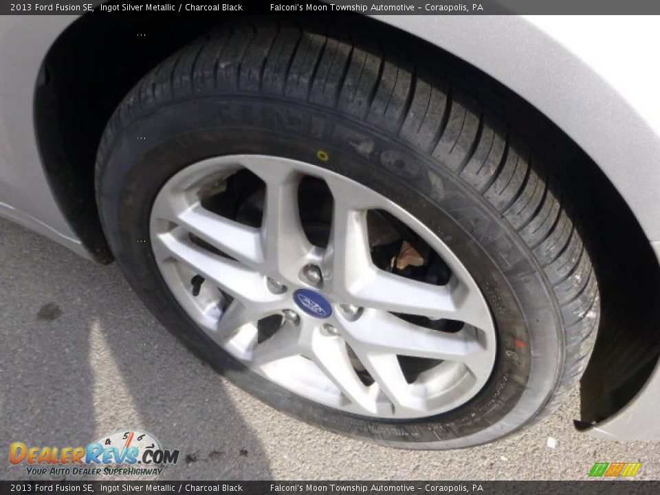 2013 Ford Fusion SE Ingot Silver Metallic / Charcoal Black Photo #5