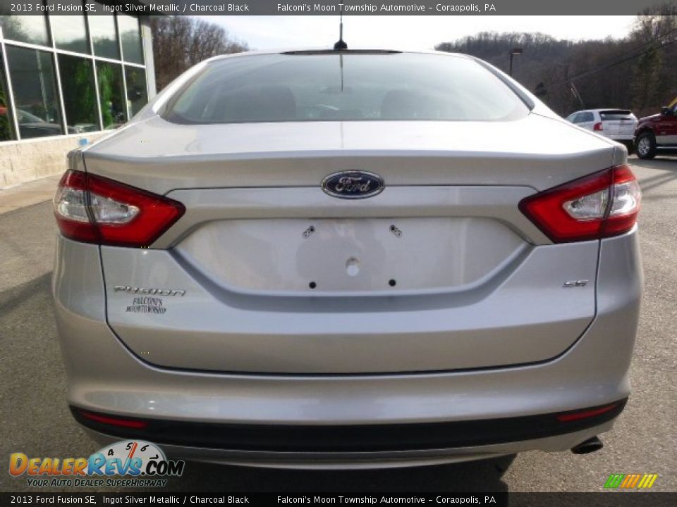2013 Ford Fusion SE Ingot Silver Metallic / Charcoal Black Photo #6