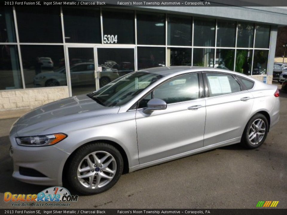 2013 Ford Fusion SE Ingot Silver Metallic / Charcoal Black Photo #8