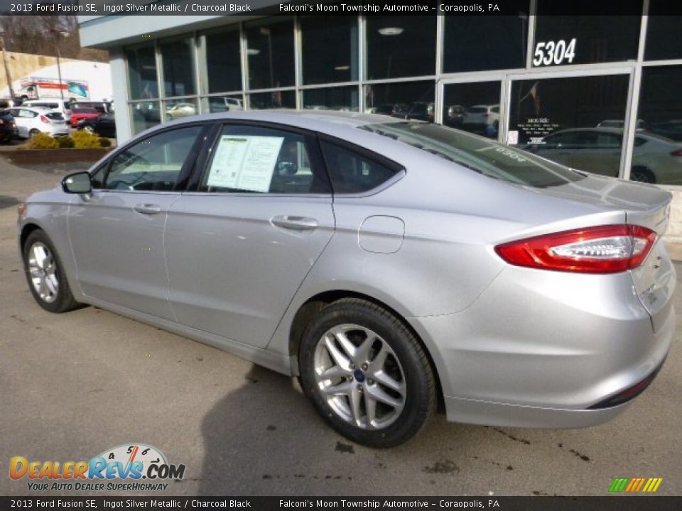 2013 Ford Fusion SE Ingot Silver Metallic / Charcoal Black Photo #9