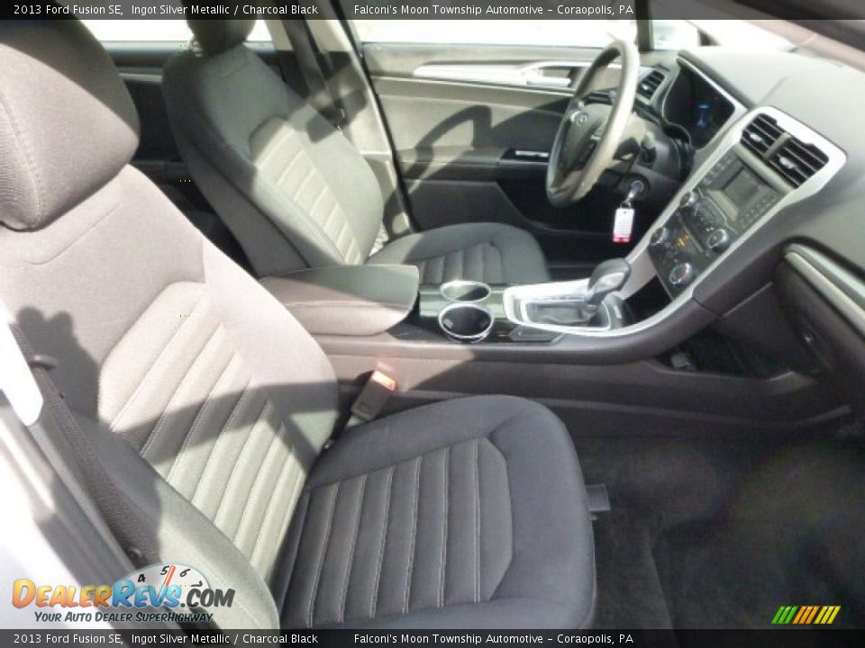 2013 Ford Fusion SE Ingot Silver Metallic / Charcoal Black Photo #11